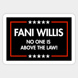 Fani Willis - No One is Above the Law Sticker